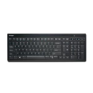 Kensington AdvanceFit Tastatur K72344DE, kabellos, QWERTZ, Ziffernblock, 30° Winkel