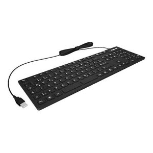 KeySonic KSK-8030 IN – Tastatur – Deutsch – Schwarz