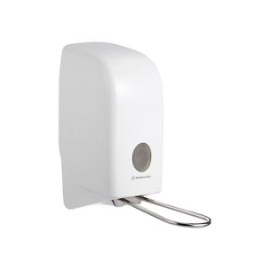 Kimberly-Clark® Aquarius Seifenspender 6955, 1 l, L 237 x B 115 x H 247 mm, Kunststoff, weiß