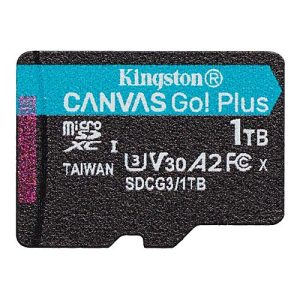 Kingston Canvas Go! Plus – Flash-Speicherkarte – 1 TB – A2 / Video Class V30 / UHS-I U3 / Class10 – microSDXC UHS-I