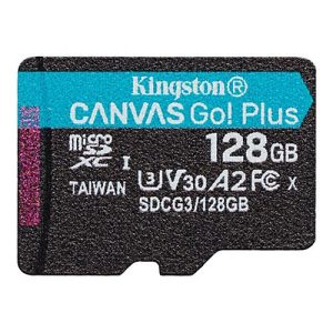 Kingston Canvas Go! Plus – Flash-Speicherkarte – 128 GB – microSDXC UHS-I