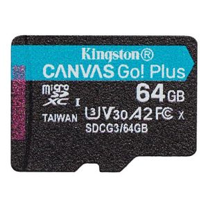 Kingston Canvas Go! Plus – Flash-Speicherkarte – 64 GB – microSDXC UHS-I
