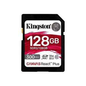 Kingston Canvas React Plus – Flash-Speicherkarte – 128 GB – SDXC UHS-II