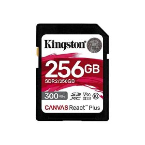 Kingston Canvas React Plus – Flash-Speicherkarte – 256 GB – SDXC UHS-II