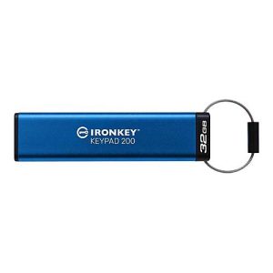 Kingston IronKey Keypad 200 – USB-Flash-Laufwerk – verschlüsselt – 32 GB – USB 3.2 Gen 1
