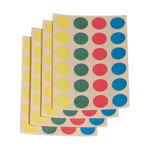 Klebepunkte, 4 Farben, 1000 Stück