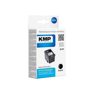 KMP H139 – Schwarz – Tintenpatrone (Alternative zu: HP 901, HP CC653AE)