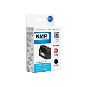 KMP H166BX – Hohe Ergiebigkeit – Schwarz – Tintenpatrone (Alternative zu: HP 953XL, HP L0S70AE)