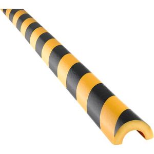 Knuffi® Warn- und Schutzprofil, Rohrschutz Typ R30, gelb-schwarz, selbstklebend
