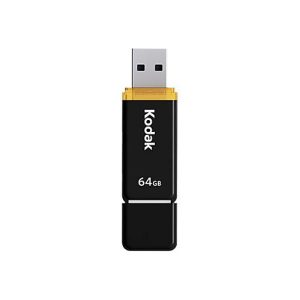 Kodak K103 – USB-Flash-Laufwerk – 64 GB – USB 3.0 – Schwarz, Gelb