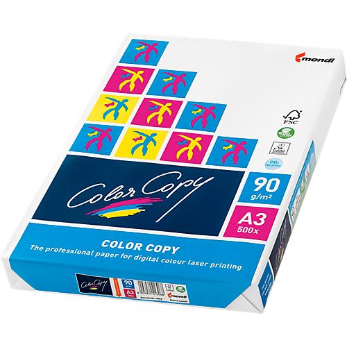 Kopierpapier Mondi Color Copy, DIN A3, 90 g/m², reinweiß, 1 Paket = 500 Blatt