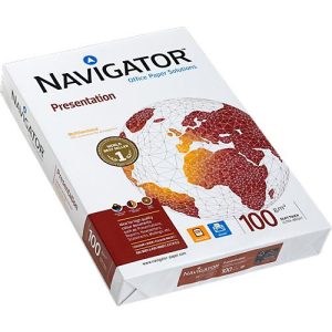 Kopierpapier Navigator Presentation, DIN A3, 100 g/m², hochweiß, 1 Paket = 500 Blatt