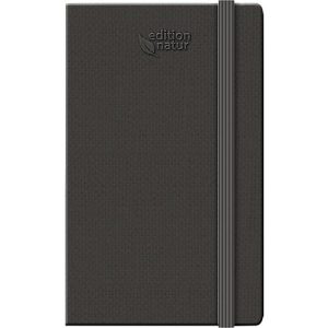Korsch Buchkalender Times Big 12 2025, Kalendarium in D/GB, Natureinband, B 130 x H 210 mm, schwarz