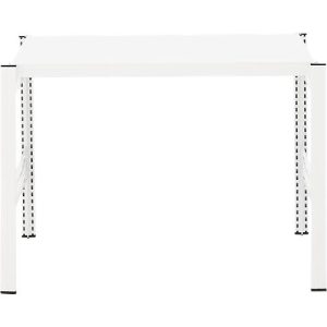 Kreativ-Tisch ORDO Professional, Grundtisch, multifunktional, herausnehmbare Schreibfläche, mobil, B 1060 x T 635 x H 825 mm, Stahl, verkehrsweiß RAL 9016