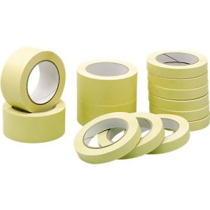 Kreppband, ideal für Malerarbeiten, Papier, L 50 m x B 19 mm, 16 Rollen