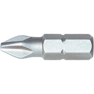 Kreuzschlitz-Pozidriv-Bit WIHA, PZ 0, Antrieb 1/4 Zoll, C 6,3, L 25 mm