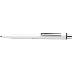 Kugelschreiber Schneider K3 Biosafe, Strichstärke M, dokumentenecht, Biokunststoff, Schaft weiß, Schriftfarbe schwarz, 10 St.