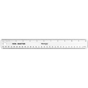 Kunststofflineal 30 cm, unzerbrechlich