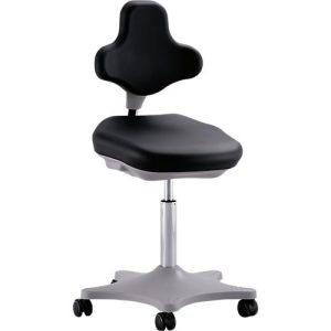 Labordrehstuhl Labster 9103, Integralschaum, schwarz