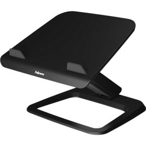 Laptop Ständer Fellowes Hana™ LT, für 1 Laptop bis 19′ & bis 4,5 kg, höhenverstell-/drehbar, Kabelmanagement, B 342 x T 396 x H 102 mm, schwarz