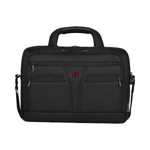 Laptop Tasche Wenger BC Star, 18 l, für Laptops bis 16′, Laptopfach, RFID-Schutz, Trolleybefestigung, L 200 x B 410 x H 290 mm, Polyester, schwarz