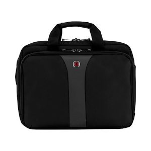 Laptop Tasche Wenger Legacy 16, Laptops bis 16′, Laptopfach, Trolleybefestigung, B 400 x H 310 x L 180 mm, 15 l, Polyester/Nylon, schwarz/grau
