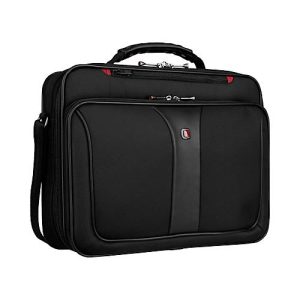 Laptop Tasche Wenger Legacy, Laptop bis 15′, 2 Hauptfächer, Organizer, Trolleybefestigung, B 410 x H 300 x L 110 mm, 15 l, Polyester, schwarz