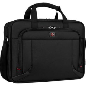 Laptop Tasche Wenger Prospectus, Laptop bis 16′, Laptop- & Tabletfach, Trolleybefestigung, B 420 x H 330 x L 150 mm, 15 l, Polyester, schwarz