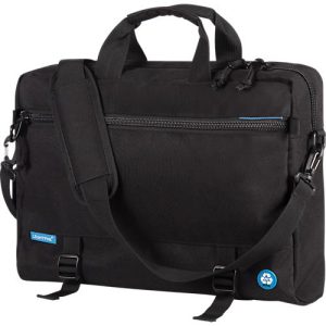 Laptoptasche LIGHTPAK®, 3-in-1, für 1 Notebook bis 15,6´´, Hauptfach & Reißverschlussfach, abnehmbarer Schultertrageriemen, Recycling-PET, schwarz
