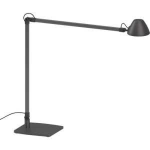 LED-Arbeitsplatzleuchte LUCIO, 4000 K, dreh-, neig- und höhenverstellbar, 4 W, umbragrau RAL 7022