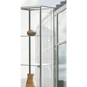 LED-Beleuchtungsset für Vitrinen, 3-Spot, Leistung 3 x 5 W, 3 x 350 lm, 2700 K, höhenverstellbar, mit Kunststoffschiene & Befestigungsmaterial