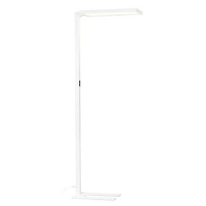 LED-Stehleuchte SLV Worklight, Touch-Dimmer, 7600 Lumen, 79 W, 200-240 V, PIR-Sensor, festverbaute LEDs, L 692 x B 310 x H 1950 mm, weiß