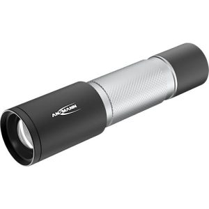 LED-Taschenlampe Ansmann Daily Use 270B, 275 lm, 96 Meter Reichweite, stufenlose Fokussierung, Handschlaufe, inkl. Batterien, ⌀ 31 × H 131,5 mm