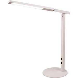 LED-Tischleuchte IDEAL, Tastdimmer, 770 Lumen, 2700-5000 Kelvin, Aluminium, weiß