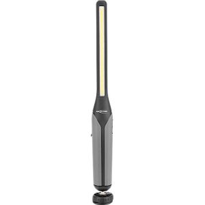 LED-Werkstattleuchte Ansmann IL700R, 700 Lumen (Hauptleuchte), 120 Lumen (Knopfleuchte), bis zu 15 h, drehbar, B 40 × T 44,5 × H 384 mm, Kunststoff