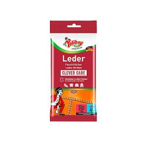 Leder-Feuchttücher POLIBOY, reinigend & pflegend, farbauffrischend, hautverträglich, PEFC, 20 Stück