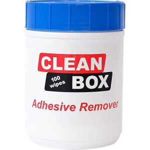 Leiterplatten-Reiniger CLEAN BOX Adhesive Remover, 100 Tücher in Zupfdose, f. Industrie-Anwendung