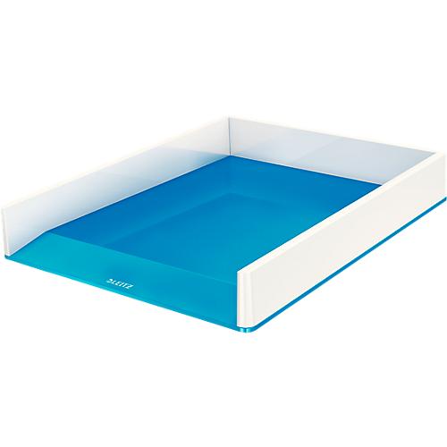 LEITZ® Ablagekorb WOW Duo Color, DIN A4, weiß/blau