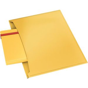 Leitz® Dokumentenhülle Cosy Privacy, blickdicht, A4-Format, für bis zu 50 Blatt, mit 2 Taschen, 3 Stück, gelb