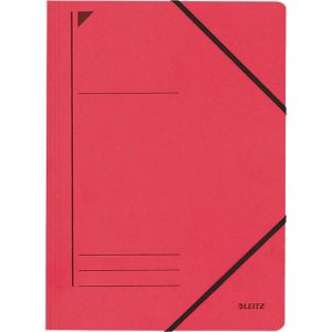 LEITZ® Eckspannmappe, DIN A4, Gummizugverschluss, rot