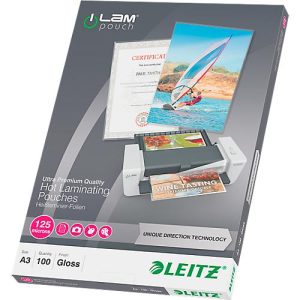 LEITZ® Laminierfolien iLAM, DIN A3, 125 mic, 100 Stück