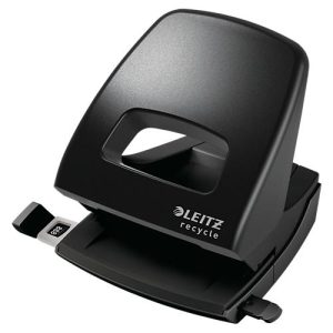 Leitz® Locher 5003 Recycle, für bis zu 30 Blatt, NeXXt-Technologie, ergonomische Griffmulde