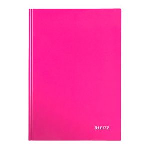 LEITZ Notizbuch WOW 4625, DIN A4, liniert, pink