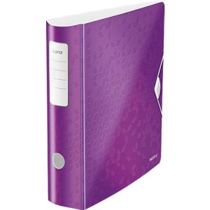 LEITZ® Ordner Active WOW, DIN A4, Rückenbreite 82 mm, violett