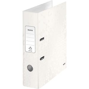LEITZ® Ordner WOW 1005, DIN A4, Rückenbreite 80 mm, weiß