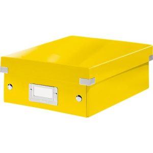 LEITZ® Organisationsbox Click + Store, klein, gelb