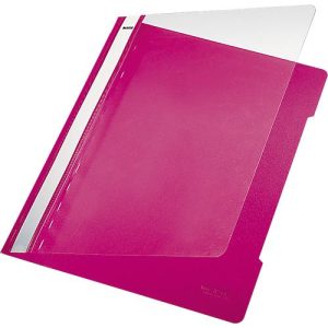 LEITZ® Schnellhefter 4191, DIN A4, PVC, 25 Stück, fuchsia