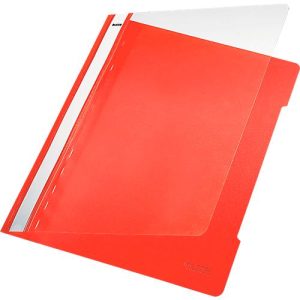LEITZ® Schnellhefter 4191, DIN A4, PVC, 25 Stück, hellrot