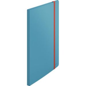 Leitz® Sichtbuch Cosy, A4-Format, 20 transparente Hüllen für bis zu 40 Blatt, Stauraum für lose Blätter, Polypropylen, blau