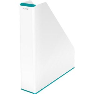Leitz Stehsammler WOW Duo Color, weiß/eisblau